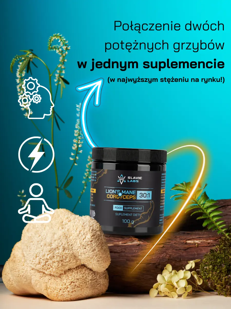 Lion’s Mane + Cordyceps DER 30:1